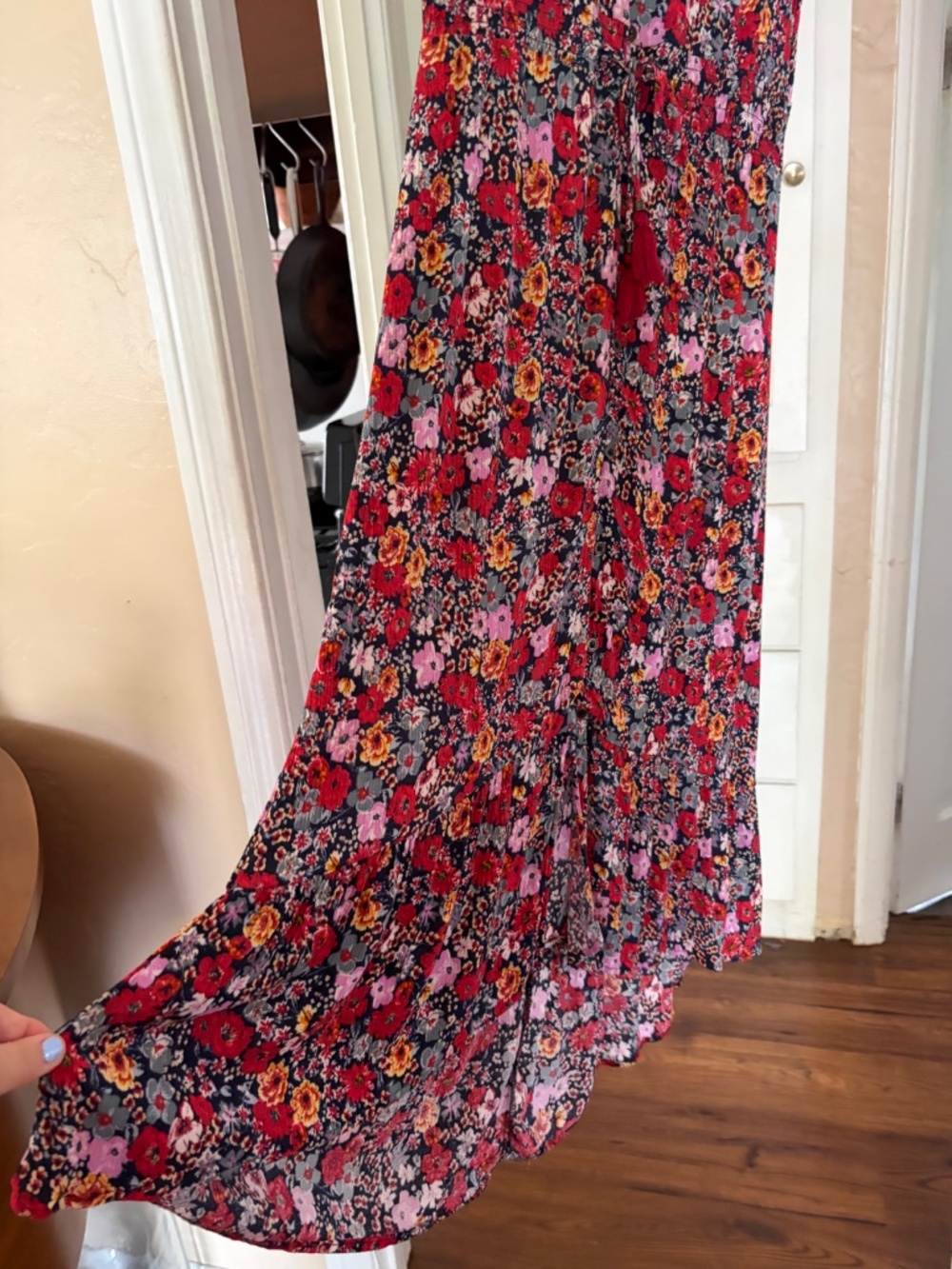 🌿 Knox Rose Boho Floral Maxi Dress – Romantic Cottagecore Style 🌿 - Picture 4 of 14
